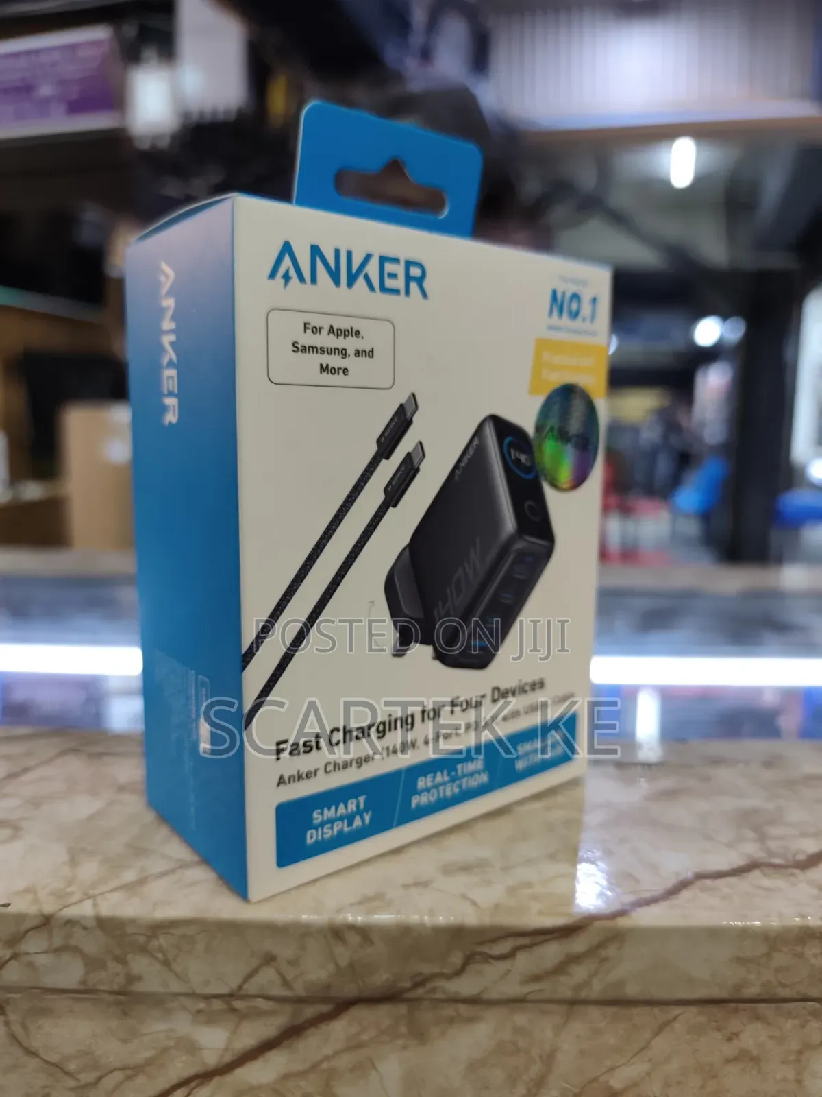 Anker 140w 4-Port Charger With USB-C Cable