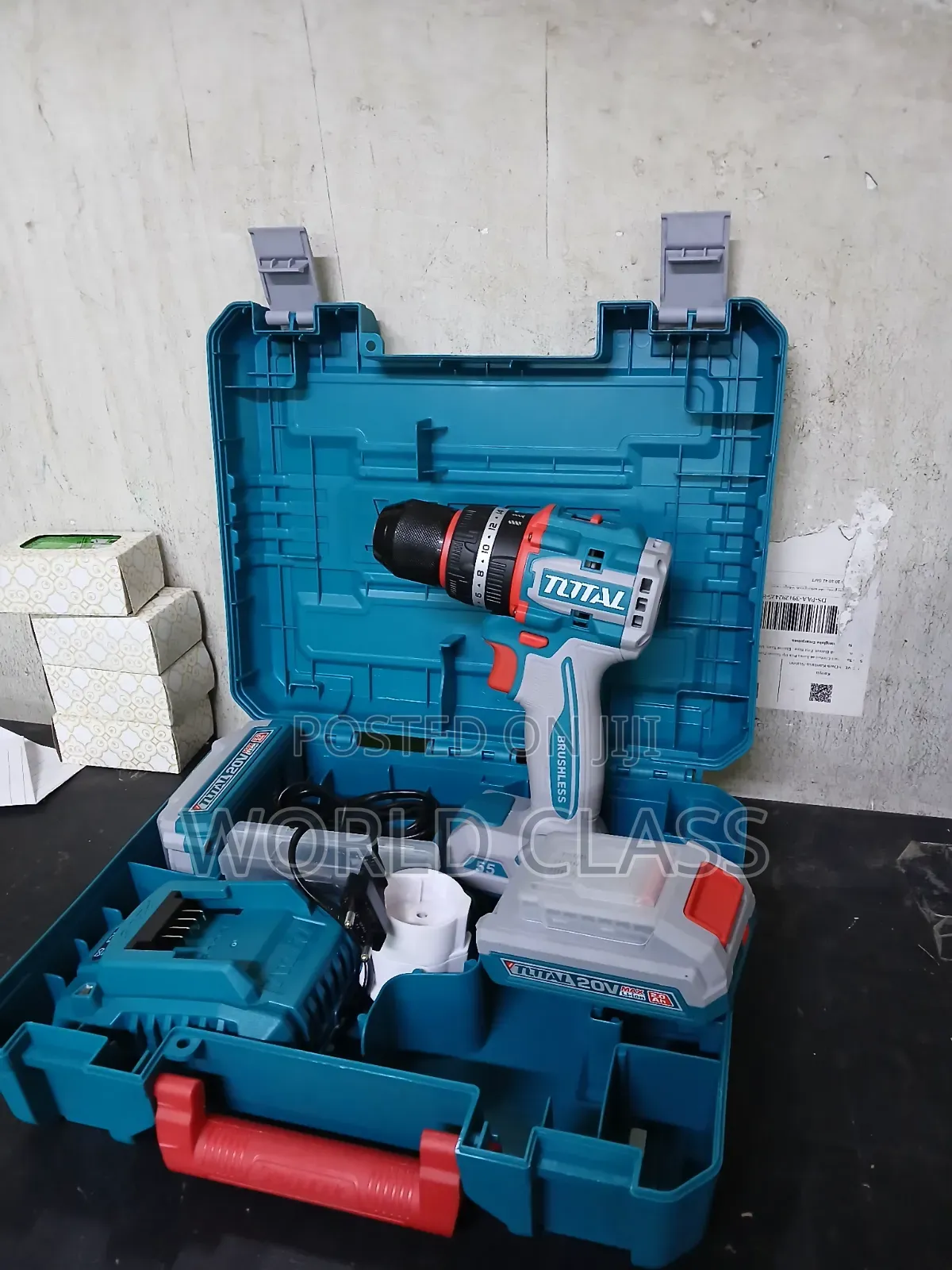 Total TIDLI20668 20V Compact Brushless Cordless Impact Drill