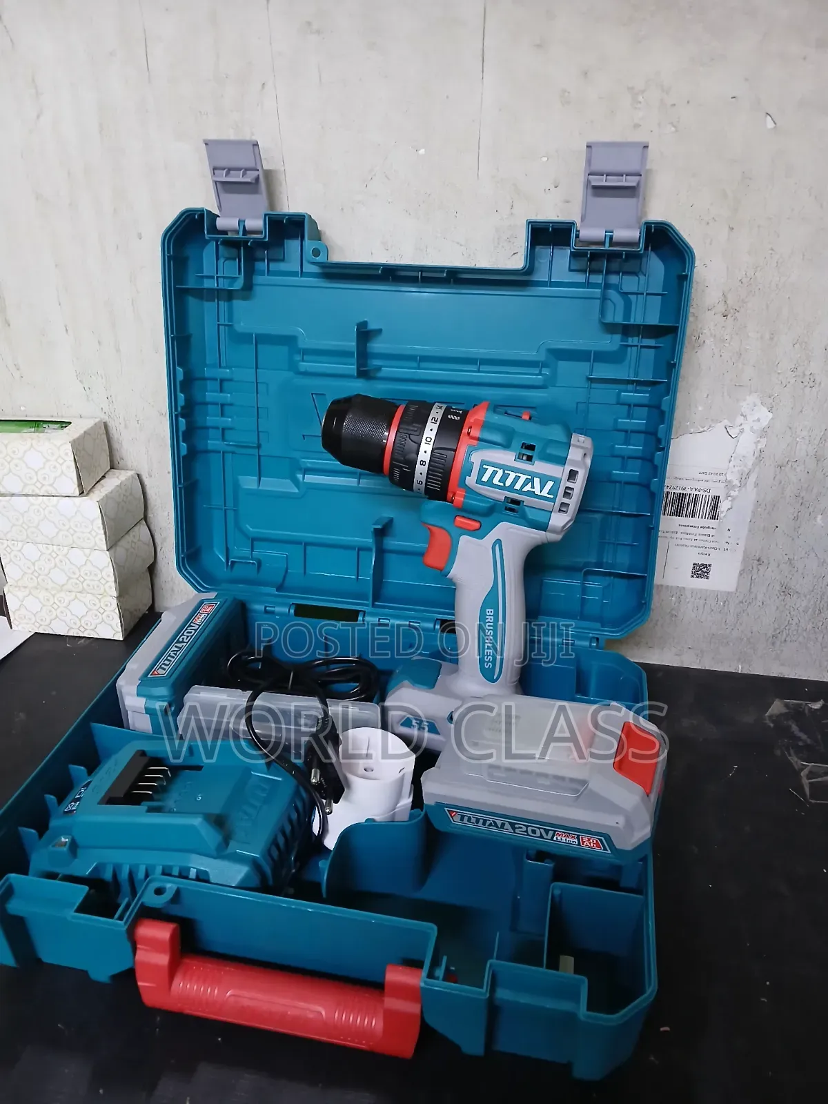 Total TIDLI20668 20V Compact Brushless Cordless Impact Drill