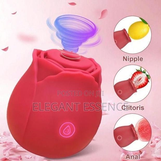 USB Rose Vibrator Vagina Clitoris Sucker - main view