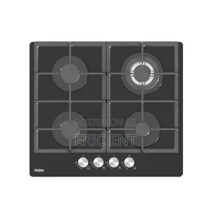 Haier 4-Burner Built-in Cooker HOB-S460FBT – Premium Glass Gas Hob
