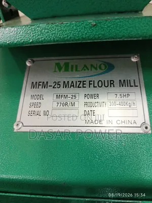 MFM-25 Maize Flour Mill With MFC-15 Maize Flour Crusher Mill