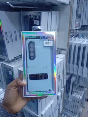 White Case Folding Phone Case Designed for the Samsung Galaxy Z Fold 4