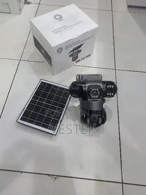 4G Solar Security Camer V380 Pro 3 Lenses Wire-Free Color Night Vision