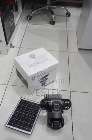 V380 Pro Solar 4G Outdoor Camera: Triple-Lens PTZ, Motion Tracking