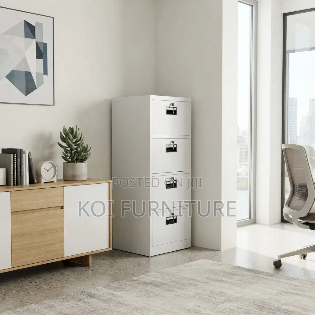 Office Cabinet; Four Drawers Steel Office Neat Cabinet