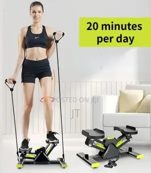 V-Shaped Pedal Trainer (Rock Stepper) With Elastic Rope and Mat