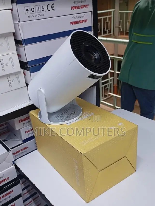 Hy300 Mini Projector With Wifi Bluetooth, Hd Home