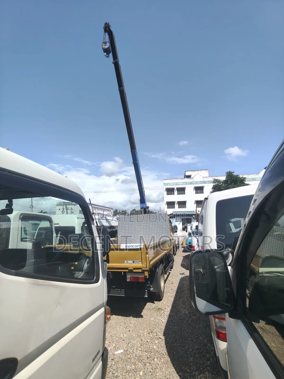 Mitsubishi With Crane Manlift Crane Available