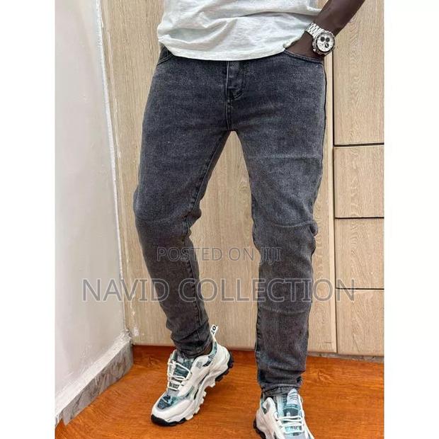 Casual Gray Denim Jeans - thumbnail 2