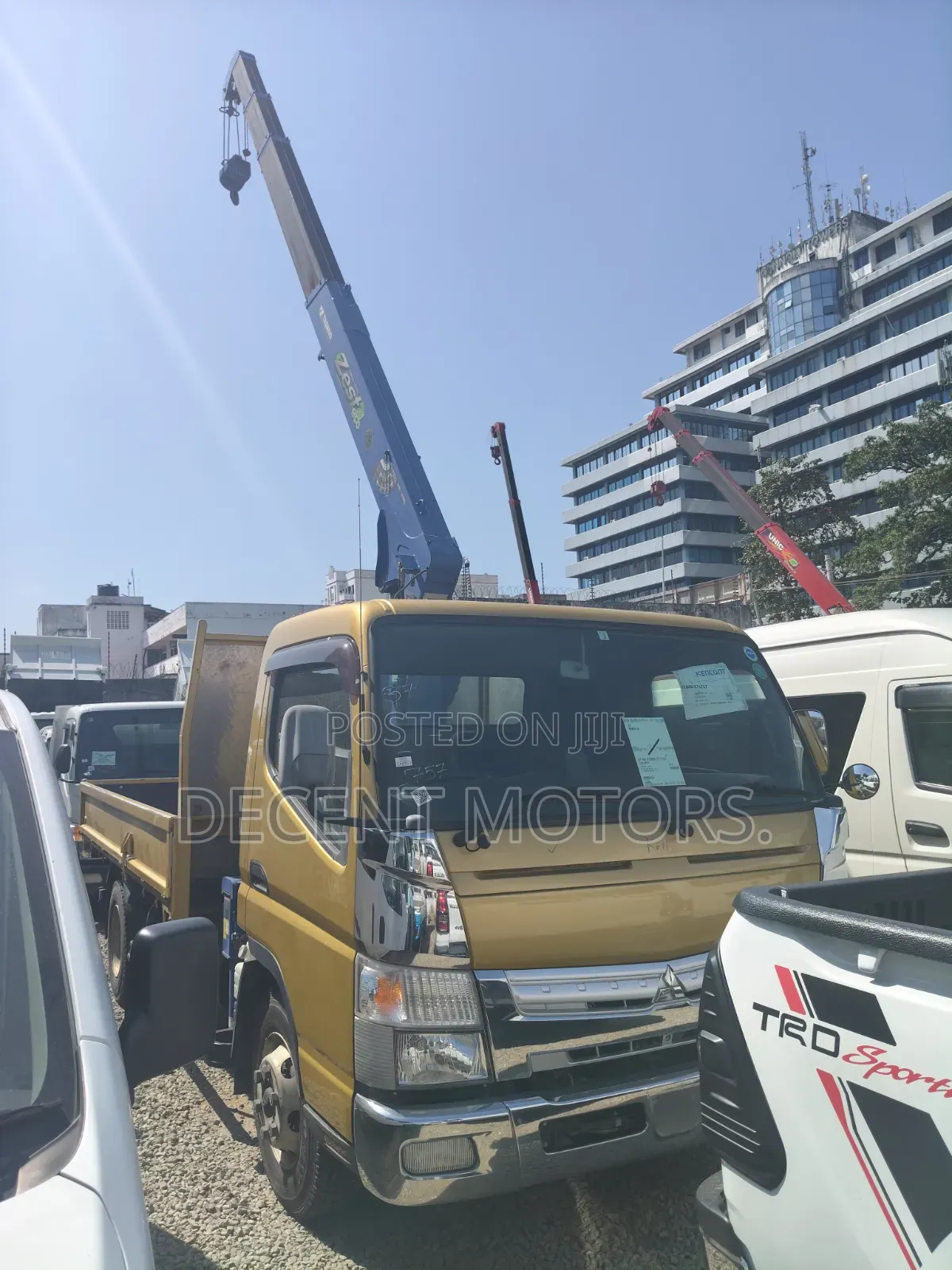 Mitsubishi With Crane Manlift Crane Available