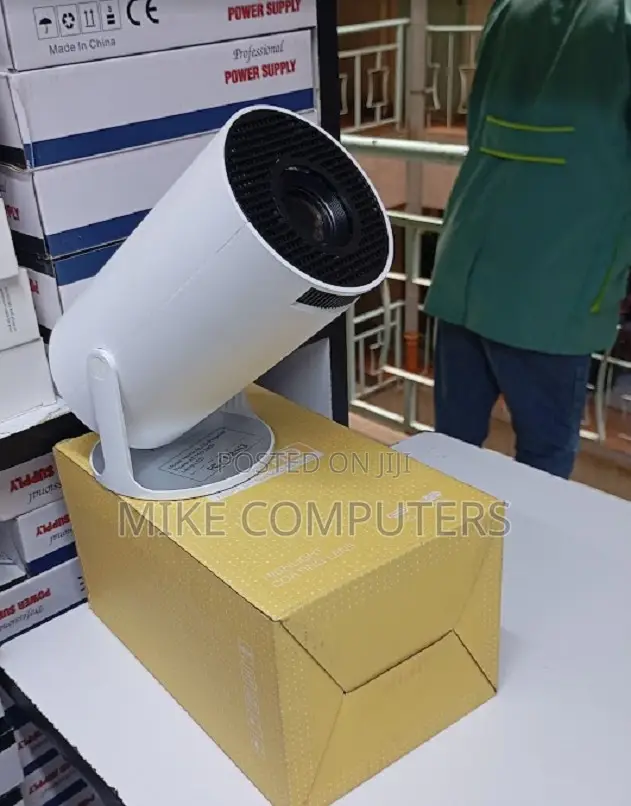 Hy300 Mini Projector With Wifi Bluetooth, Hd Home