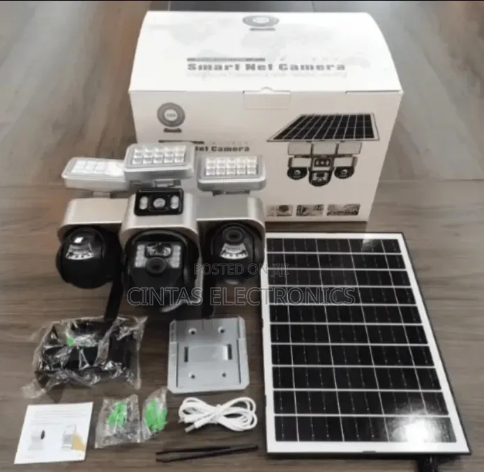 Triple Lens 4G Solar PTZ Camera