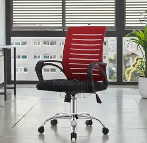 Office Chair : Red Mesh Office Chair
