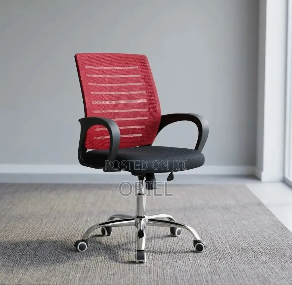 Office Chair : Red Mesh Office Chair