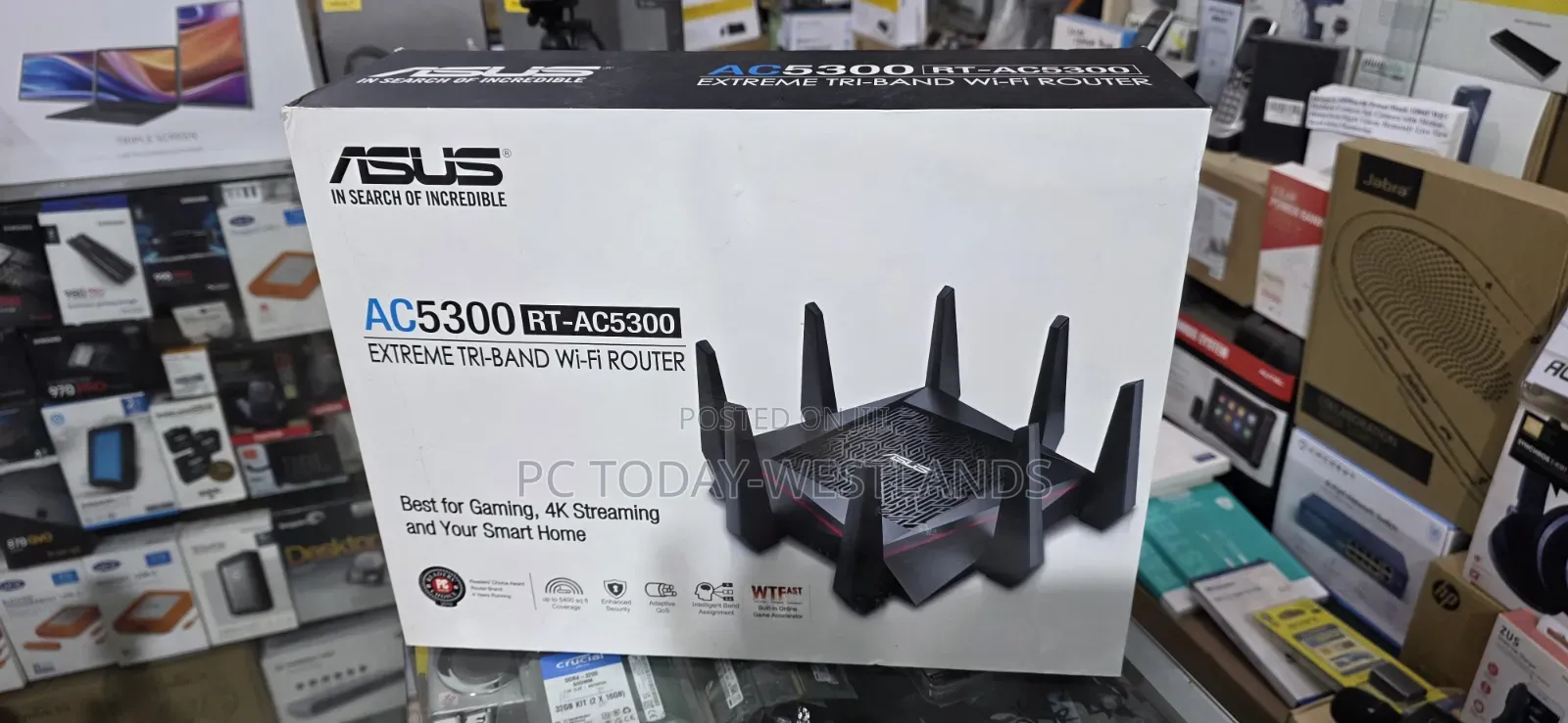 ASUS (RT-AC5300) - Tri-Band Gigabit Wireless Internet Router