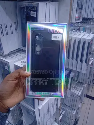 Black Folding Phone Protection Case for the Samsung Galaxy Z Fold