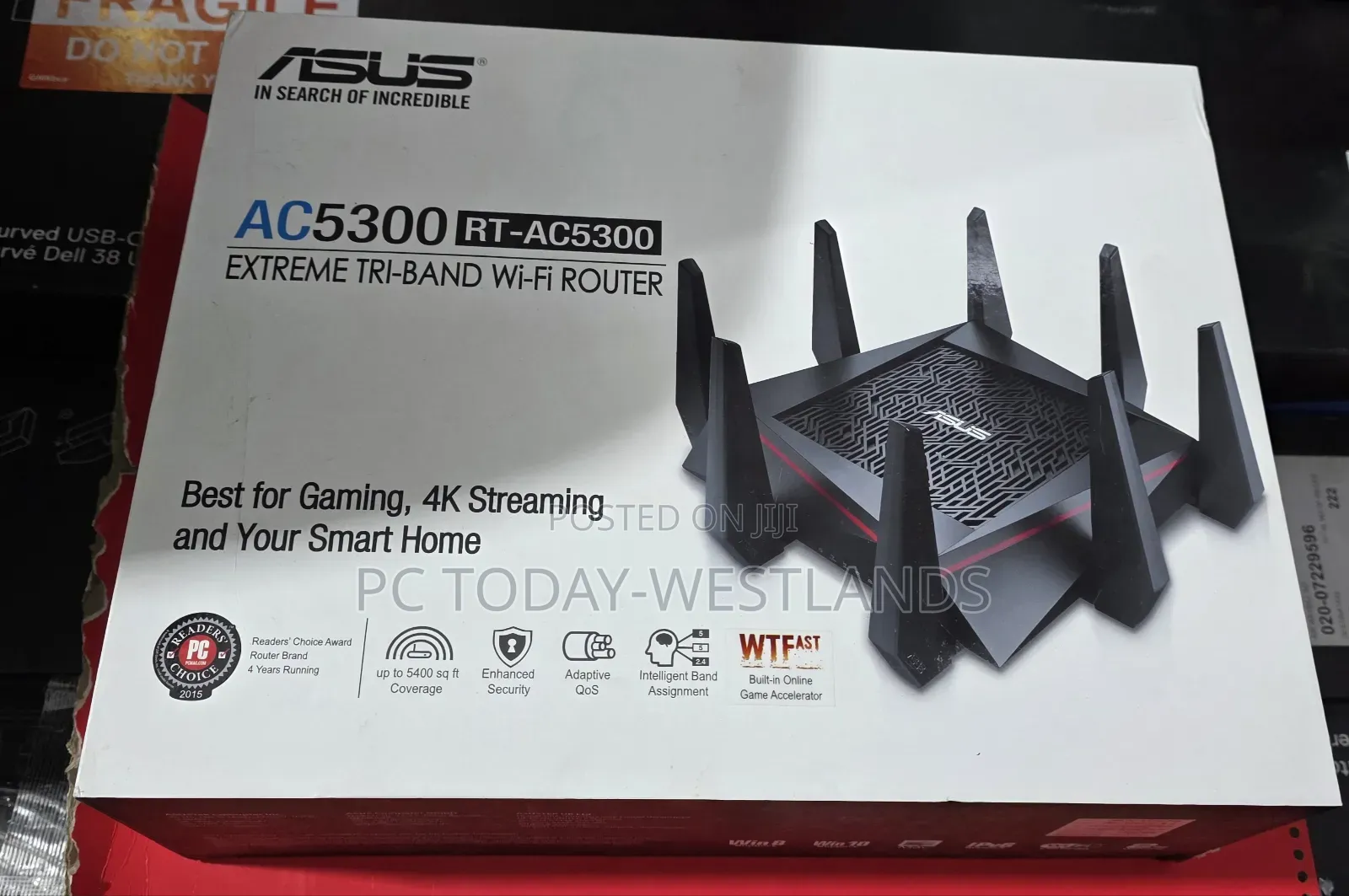 ASUS (RT-AC5300) - Tri-Band Gigabit Wireless Internet Router