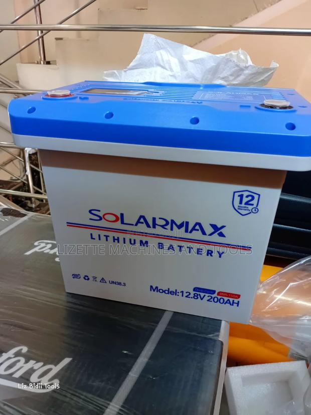 Solarmax 200ah Deep Cycle Lithium Battery 12.8V