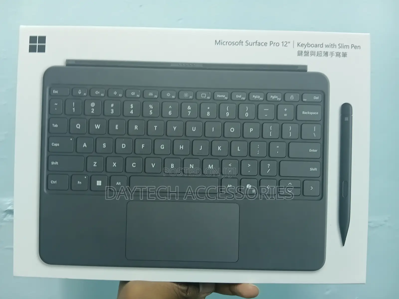 Microsoft Surface Pro 12" Keyboard With Slim Pen Bundle.