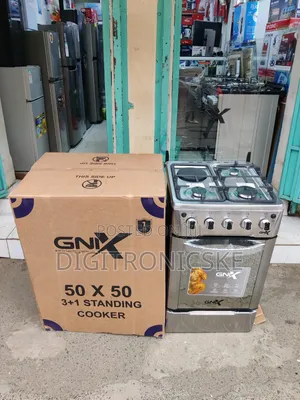 Gnix 50 by 50 3gas 1 Electric Standing Cooker