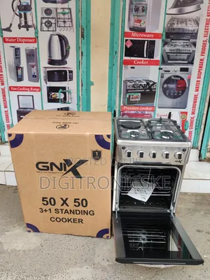 Gnix 50 by 50 3gas 1 Electric Standing Cooker