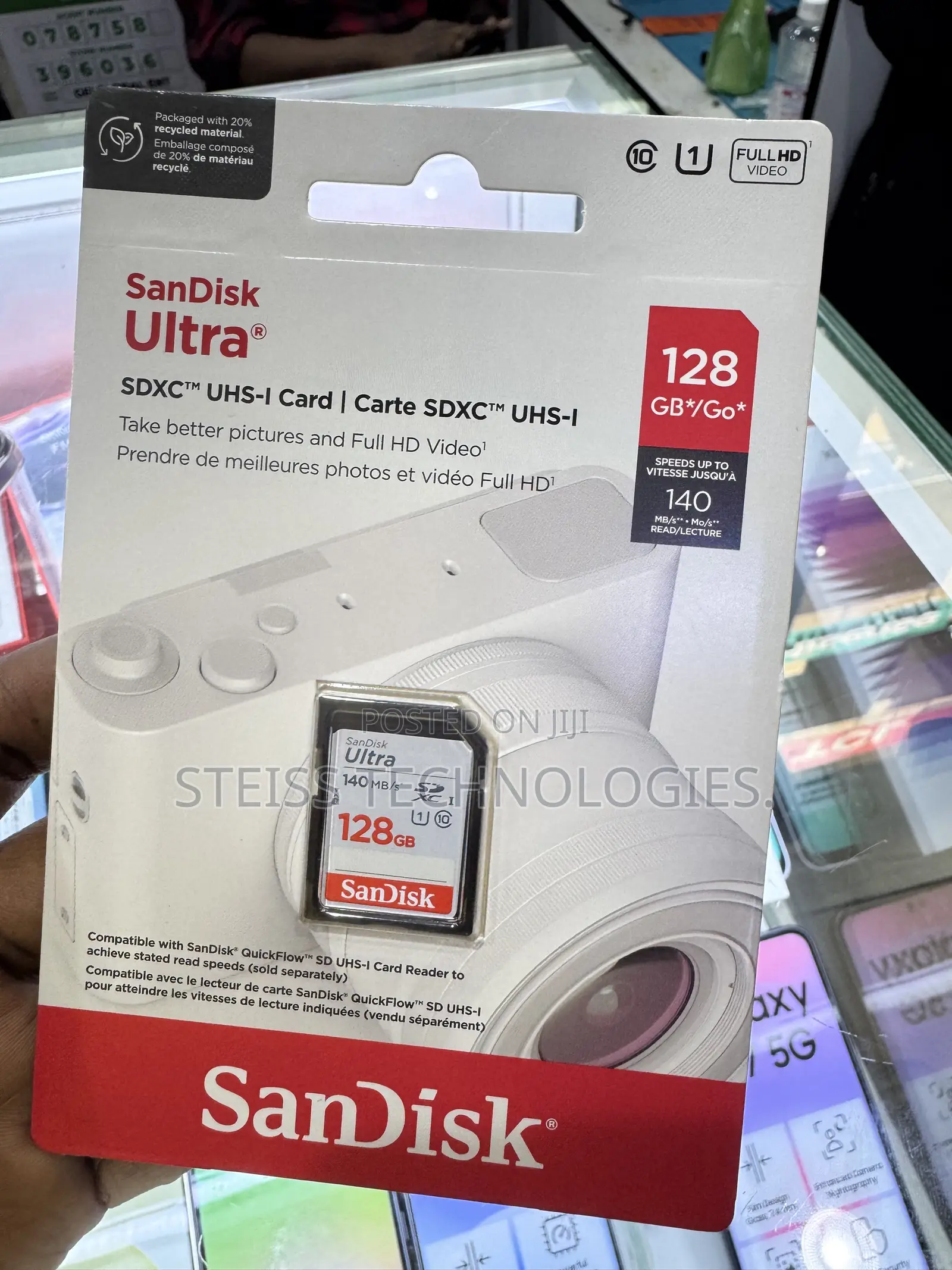 128gb Sd Camera Memory Card.
