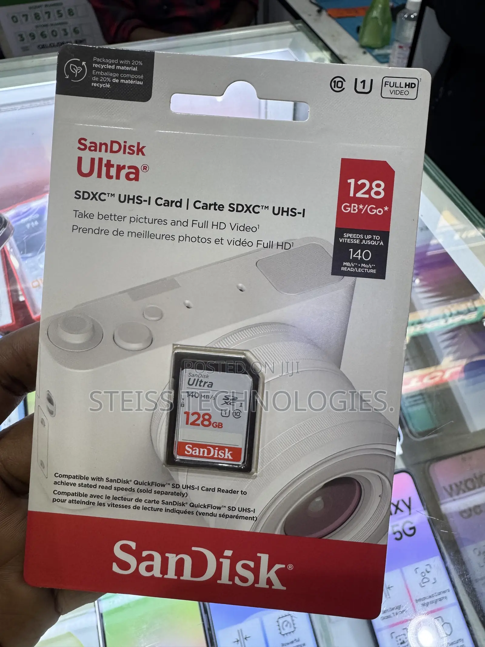 128gb Sd Camera Memory Card.