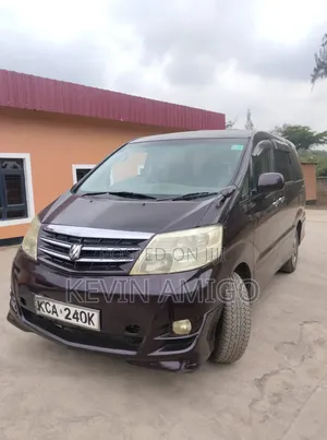 Toyota Alphard 2007 Maroon