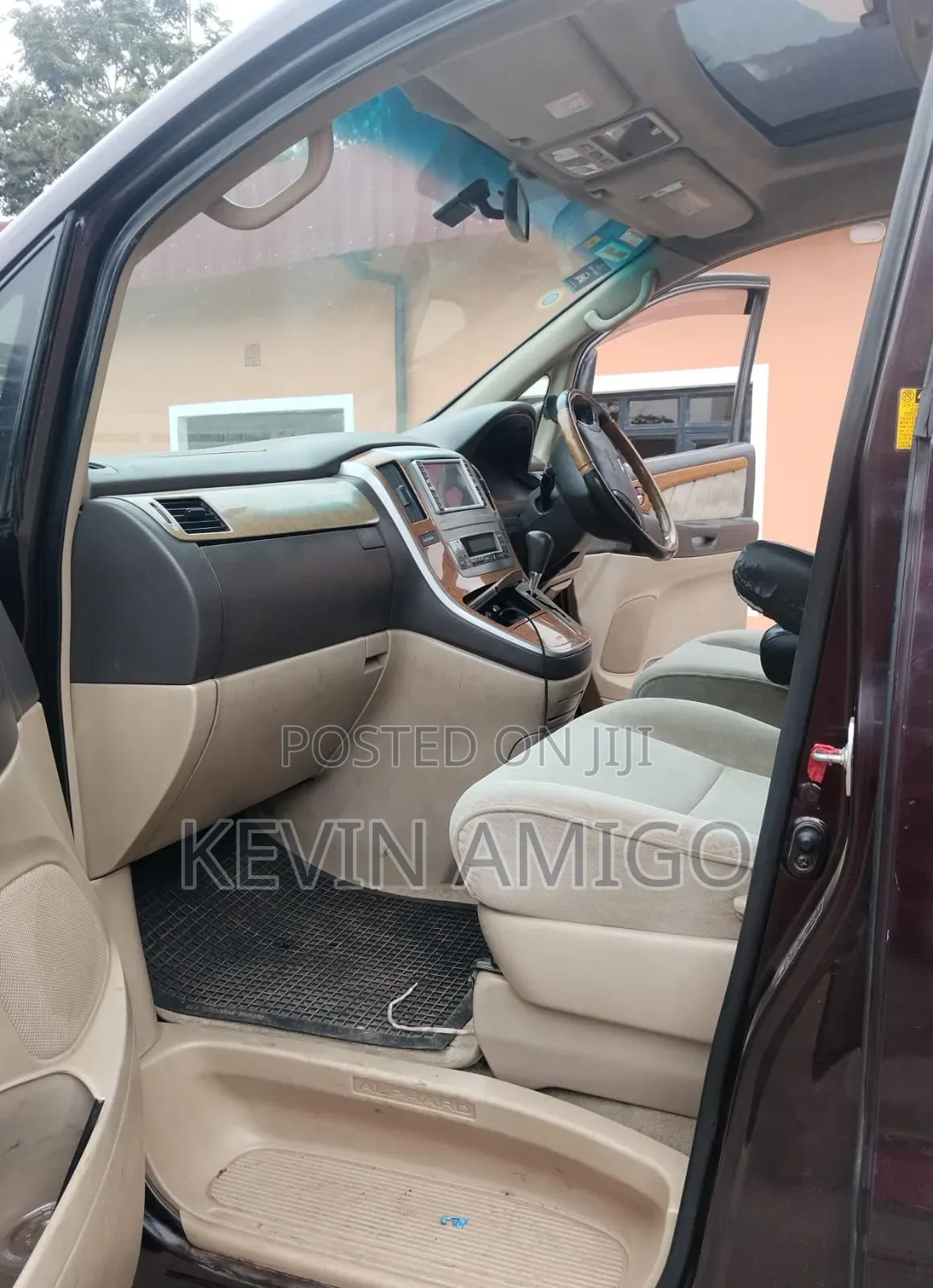 Toyota Alphard 2007 Maroon