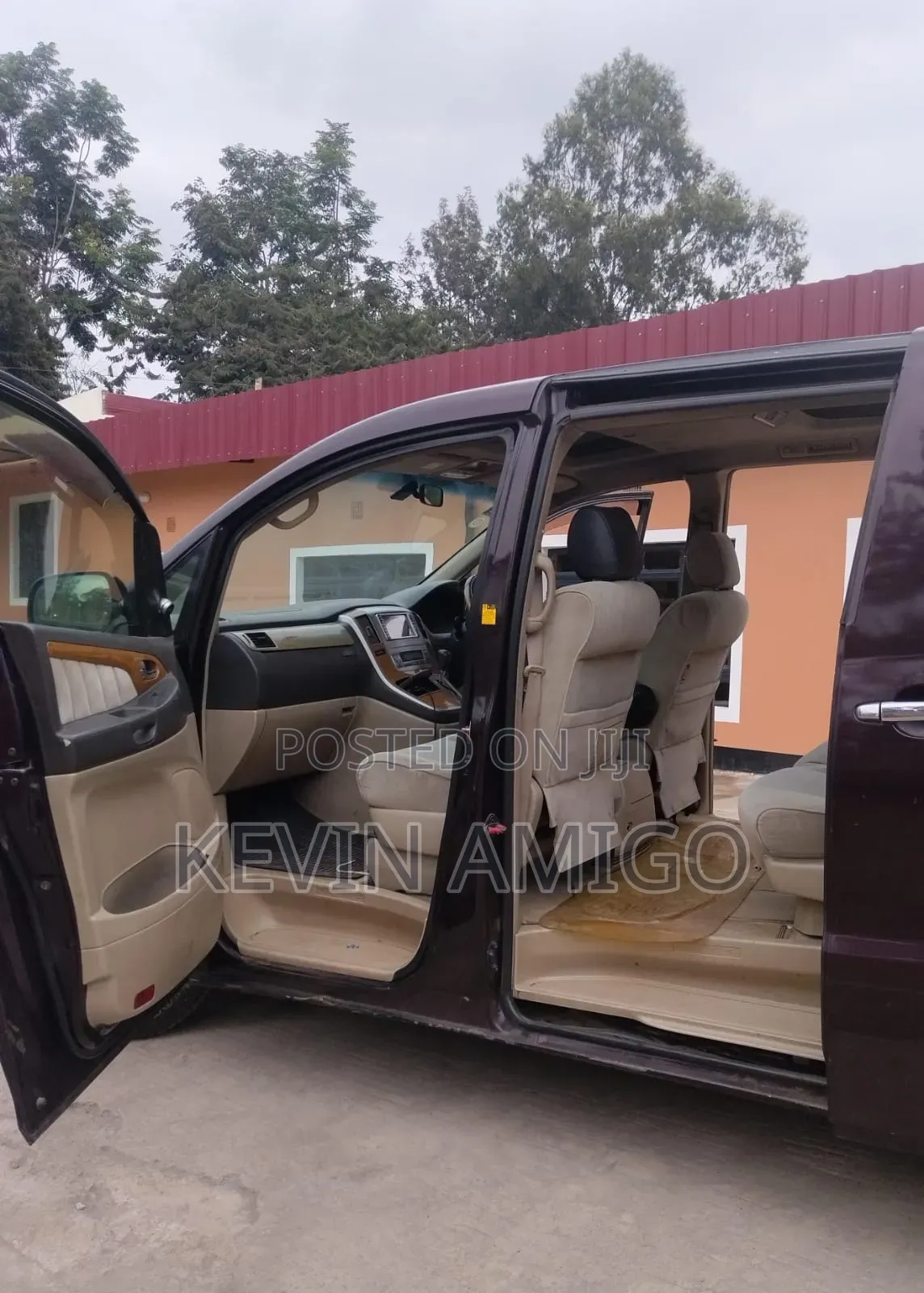 Toyota Alphard 2007 Maroon