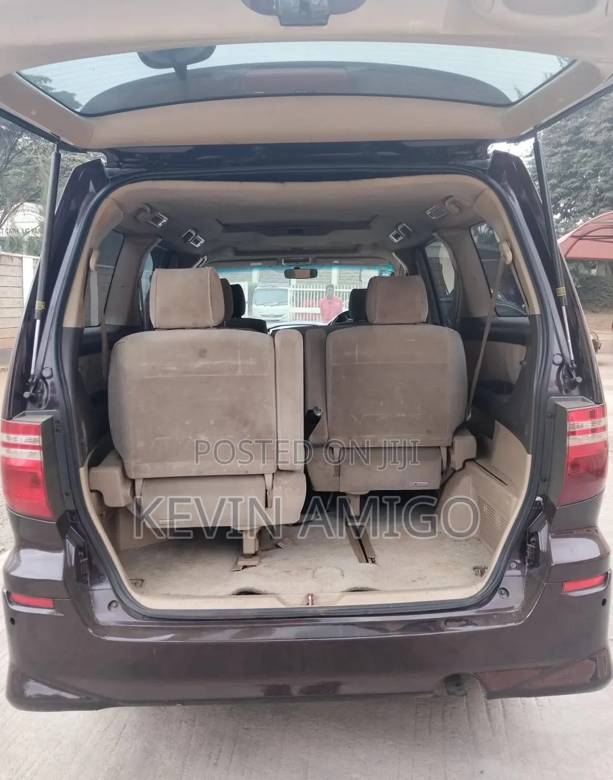 Toyota Alphard 2007 Maroon