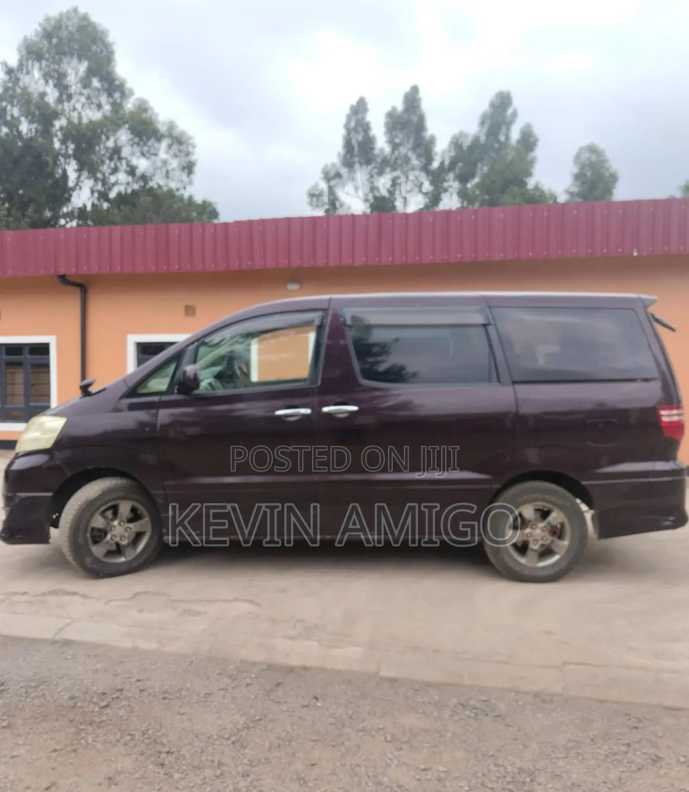 Toyota Alphard 2007 Maroon