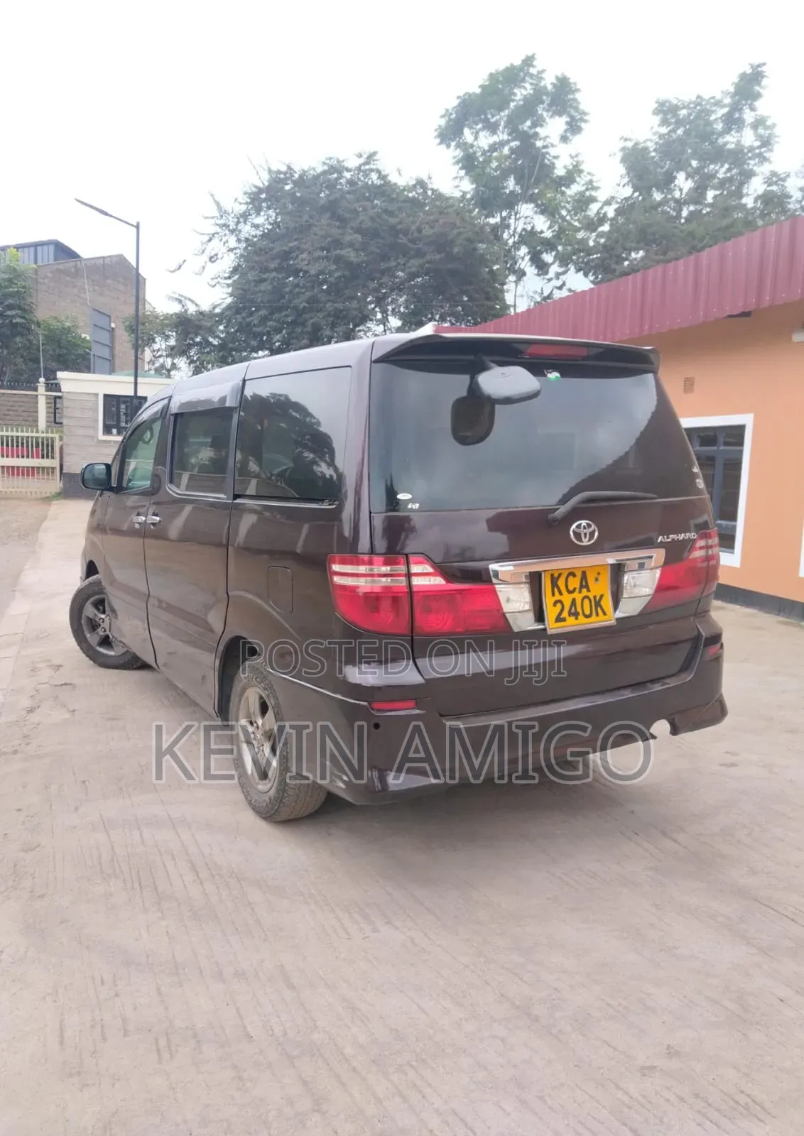 Toyota Alphard 2007 Maroon