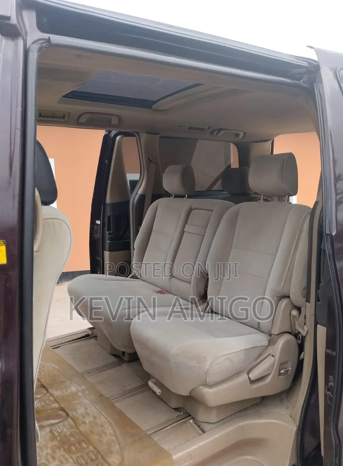 Toyota Alphard 2007 Maroon