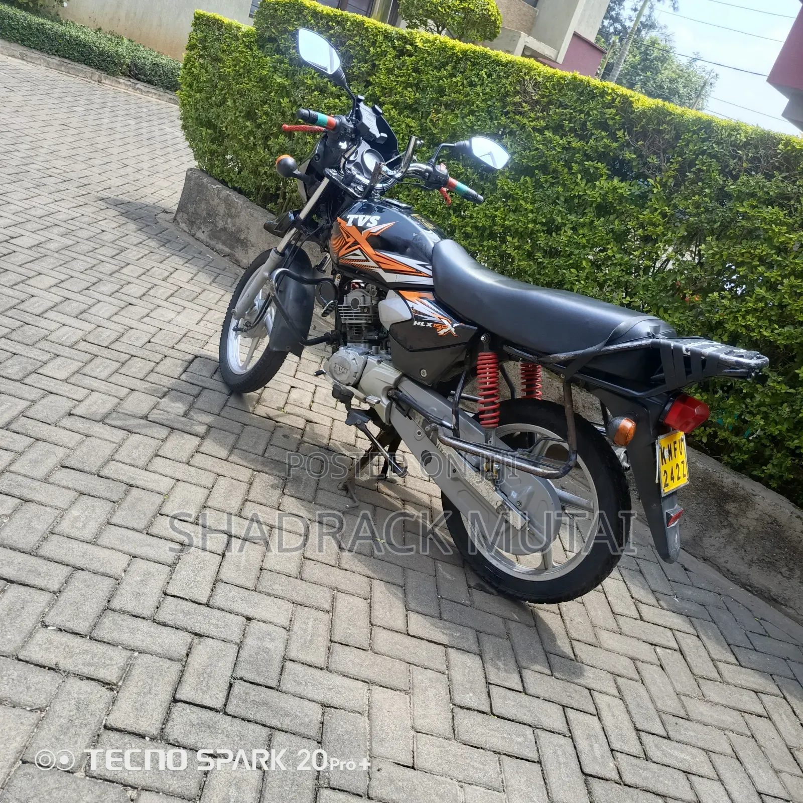 TVS HLX Plus ES 2021 Black