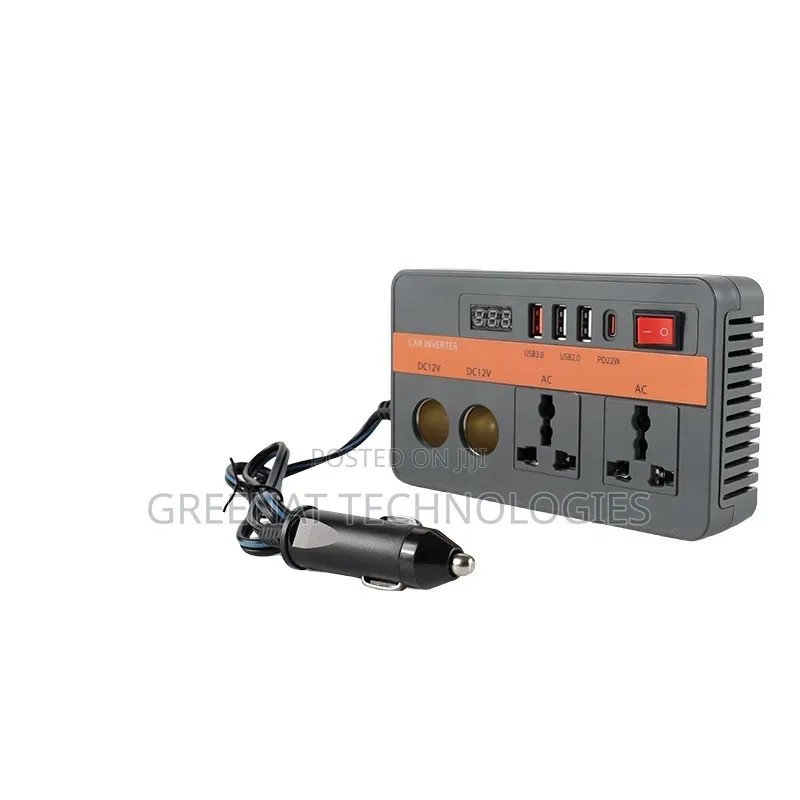 Rugged Car Inverter 300W | DC 12V to AC 220V