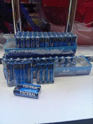 A Pair of Tocebal Super Heavy Duty Tripple AAA Double AA Battery