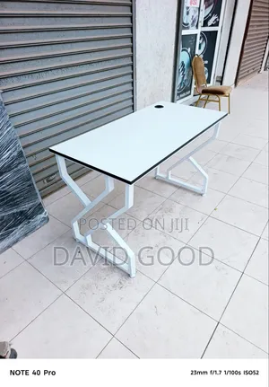 White Double Flame Table