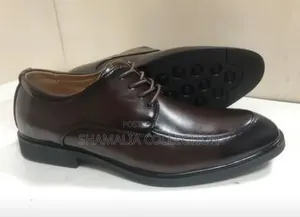 Elegant Brown Leather Shoes – Formal Comfort