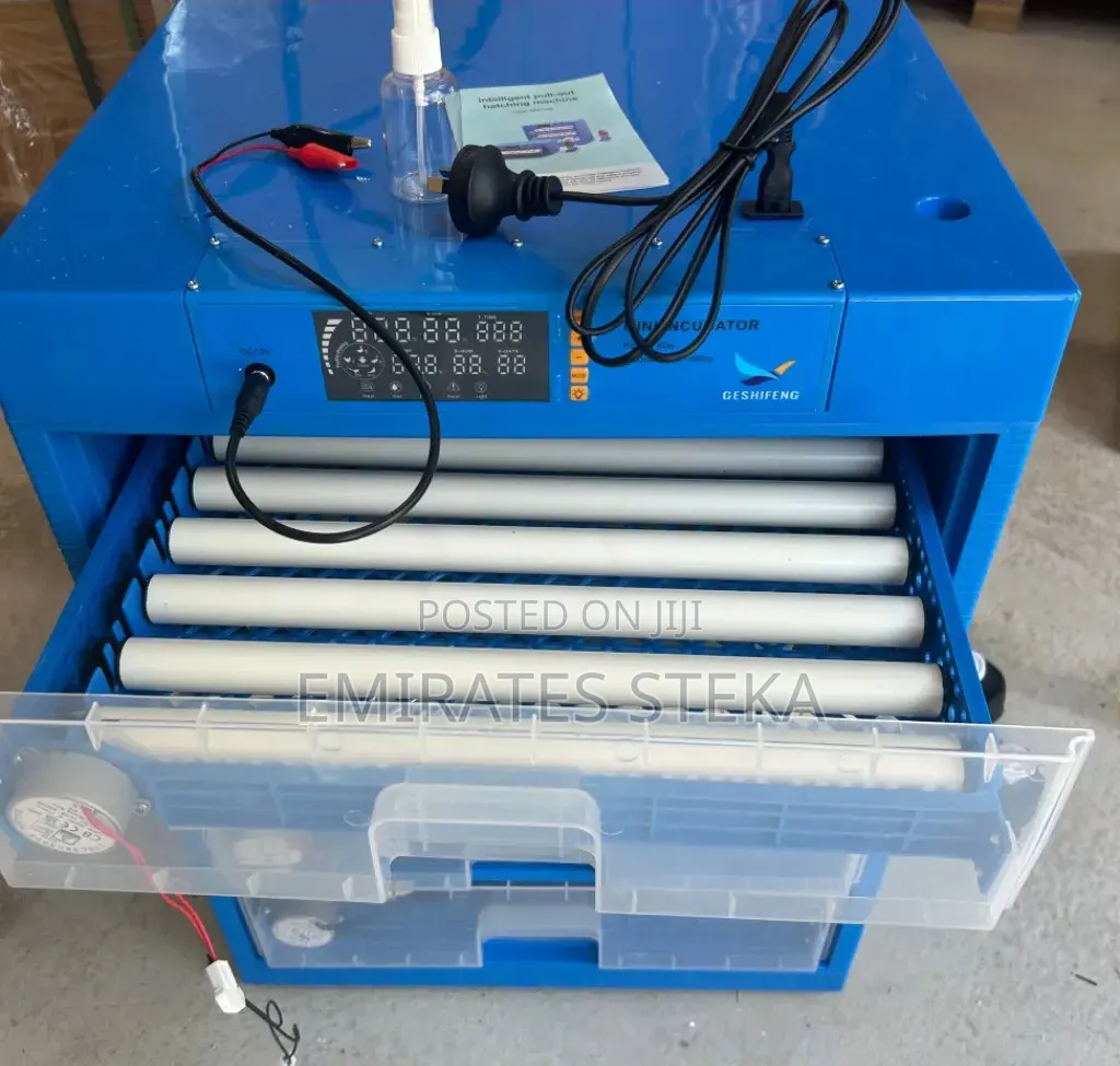 128 Eggs Automatic AC DC Egg Incubator Digital Egg Hatching Machine