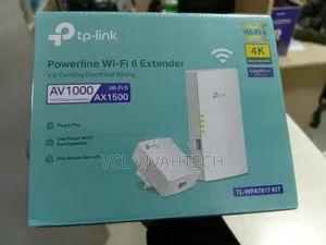 TP-Link AV1000 1000mbps Powerline AX1500 Wi-Fi 6 Kit - TL-WPA7817 KIT