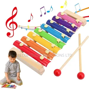 Montessori Wooden 8-Tone Xylophone Musical Instrument Toy for Kids