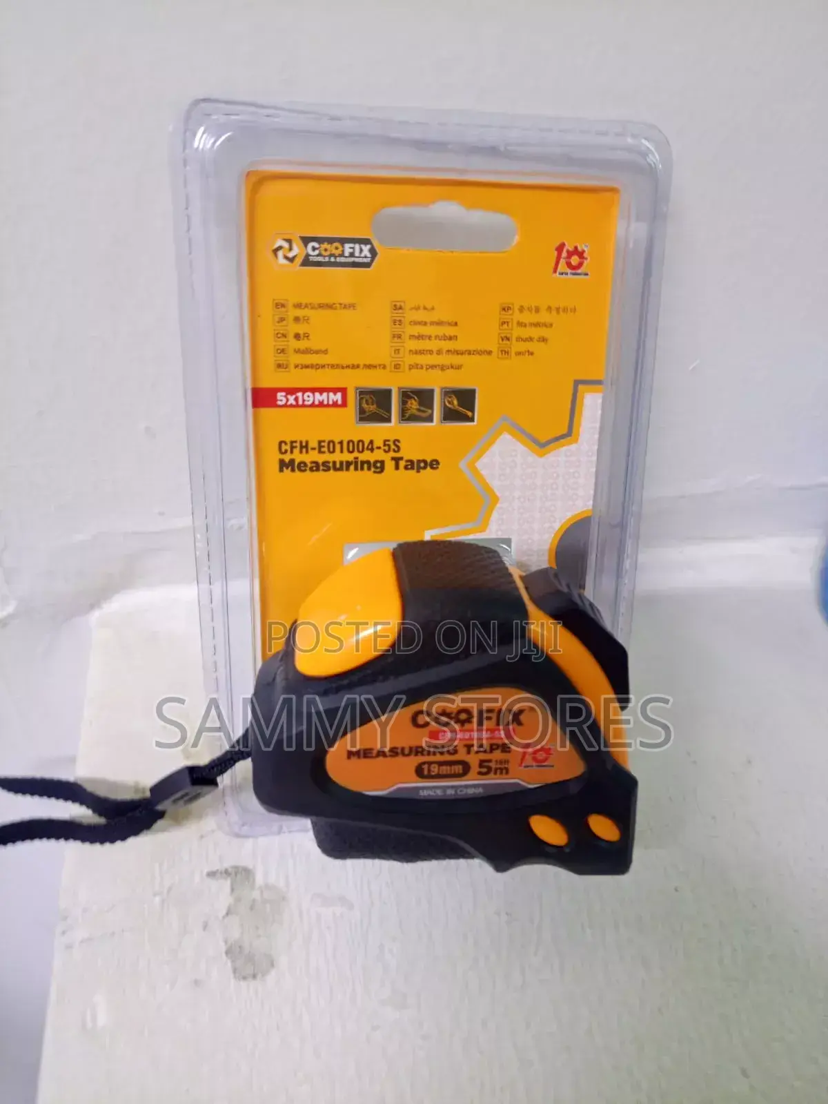 5m Measuring Tape 19mm – COFIX Retractable Tape Measure With Grip