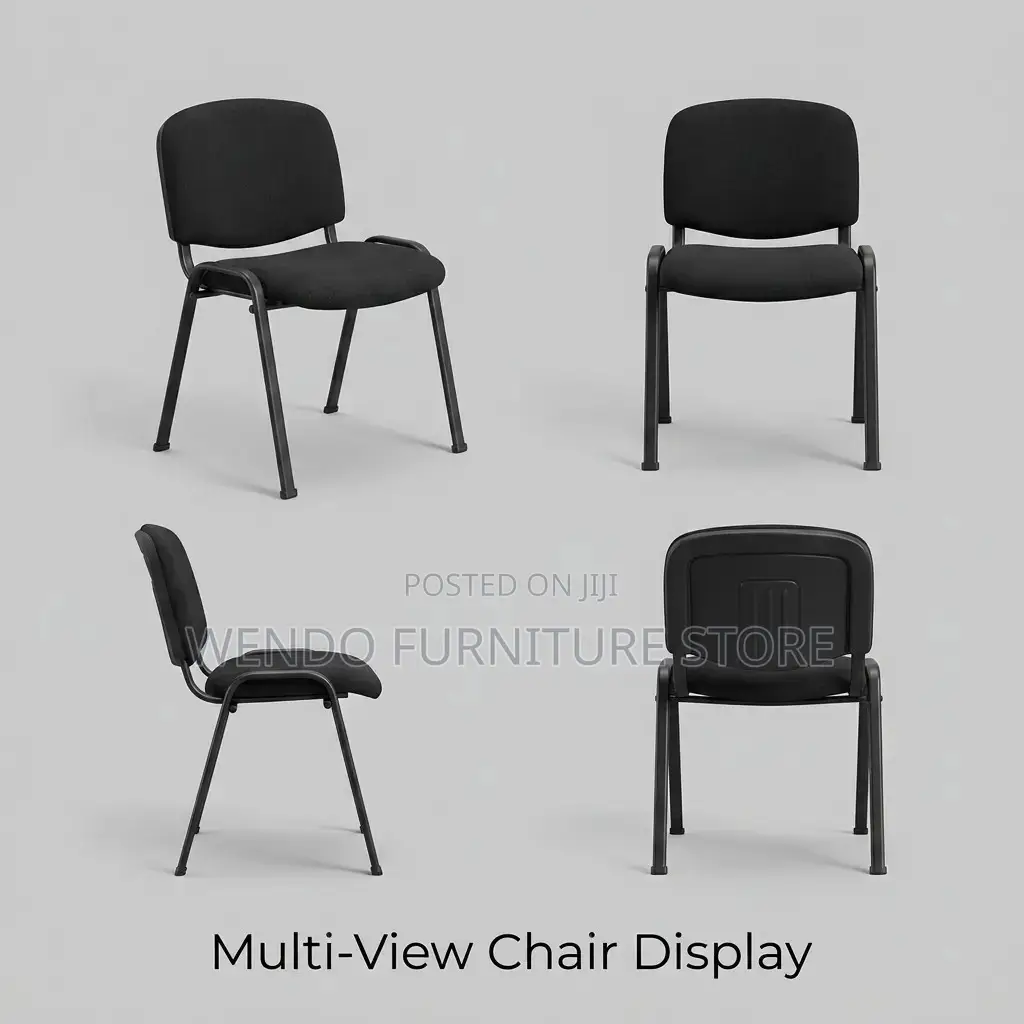 Office Chair; Fabric Armless Tosca Training Chair