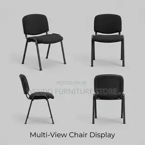 Office Chair; Fabric Armless Tosca Training Chair