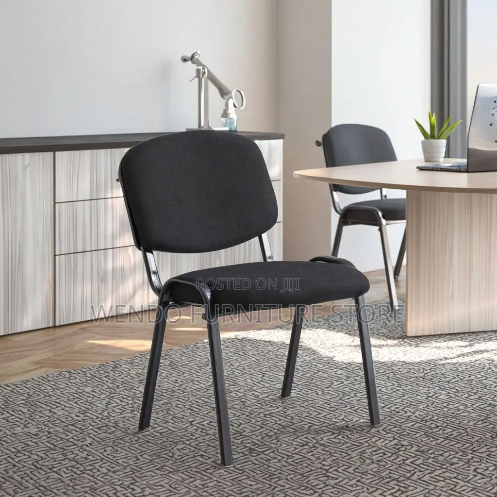 Office Chair; Fabric Armless Tosca Training Chair