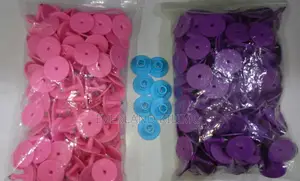 Round Plastic Livestock Ear Tags - Plain