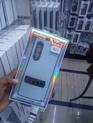 Light Blue Case Folding Phone Case for the Samsung Galaxy Z Fold 3