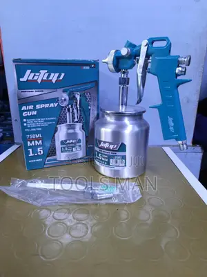 Spray Gun 1.5mm, 750ml Gravity-Feed Air Spray Gun.Jctop HE3002
